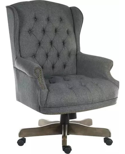 Teknik Chairman Fabric Tilting Executive Chair - Grey