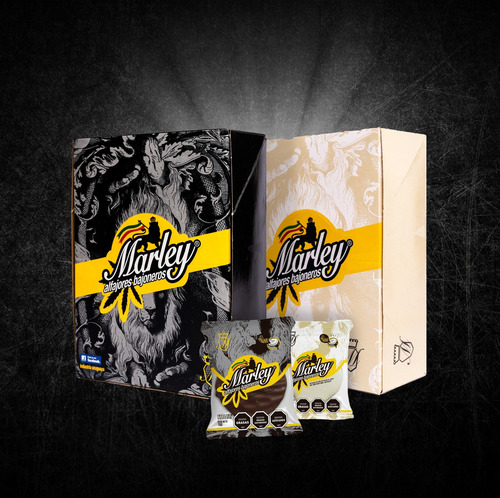 Alfajor Marley Clasico X 12 Unidades. Caja Chocolate Negro