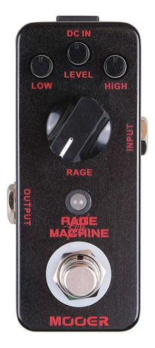 Pedal Mooer Rage Machine Metal Distortion Para Guitarra