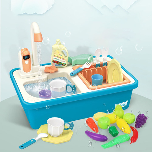 / Lavaplatos Automático De La Cocina Con Juguetes Del Juego
