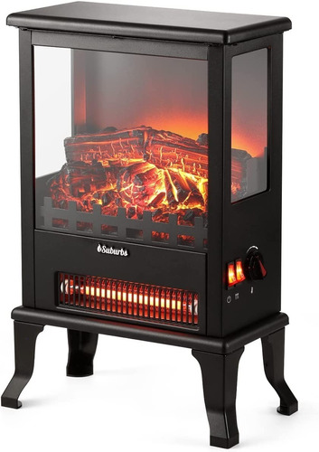 Chimenea Electrica Infrarroja 19 P 3 Lados Vista Llama 1500w