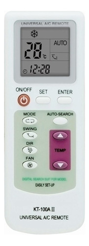 Control Remoto Universal Para Aire Acondicionado Kt-100a