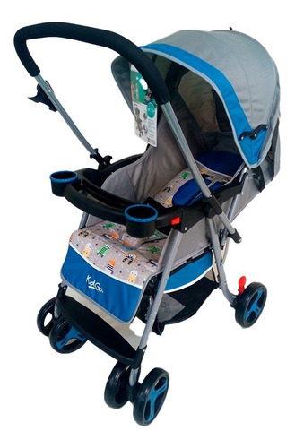 Imagen 3 de 9 de Coche Paseador Zircon Azul Cutebabies C12010801