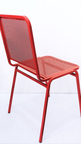 Imagen 6 de 9 de Silla Metalica Chapa Para Bares Interior Exterior Diseño