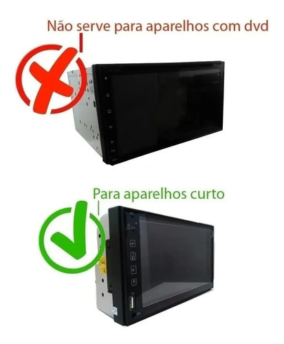 Imagem 5 de 7 de Moldura 2din Peugeot 207 2008 A 2014 - Preta