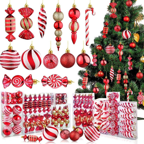 Adornos Navideños 84 Adornos Para Árbol De Navidad