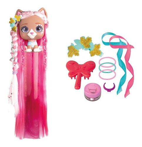 Imagen 7 de 10 de Vip Pets Mascotas Sorpresa Botella Con Pelo Serie 2 Glitter