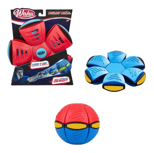 Pelota Phlat Ball Frisbee Disco Lanzar Deporte Transformable