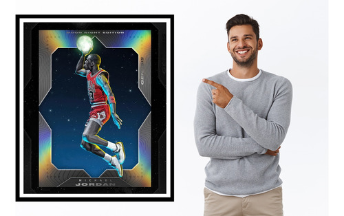 Poster De Michael Jordan Moon Knight Edition