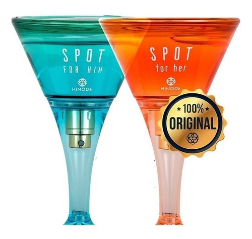 Imagem 7 de 10 de Perfume Spot Sunset For Her - Feminino Hinode Original -taça
