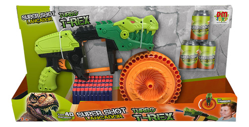 Lançador De Dardos Super Shot Turbo T-rex