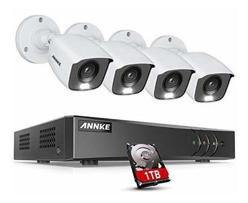 Annke 8ch 1080p Sistema De Cámara Cctv De Visión Nocturna A 