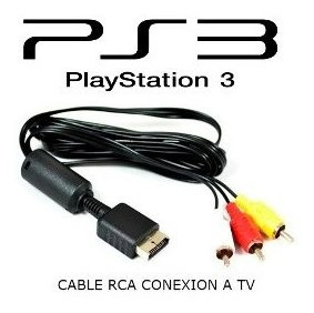Cable Av Rca Play Station 2 Y 3 Con Con Filtro Alta Calidad
