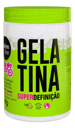 Salon Line #todecacho Gelatina Não Sai Da Cabeça Verde 1kg