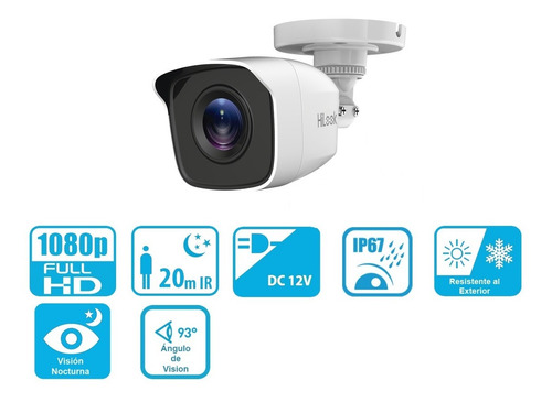 Imagen 4 de 6 de Kit Circuito Cerrado 8 Cámaras Hikvision Fhd-1080p Cctv 2 Tb