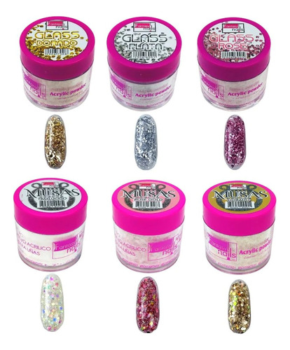 Acrílico Colección Musas 1 Oz Fantasy Nails - Elige El Tono