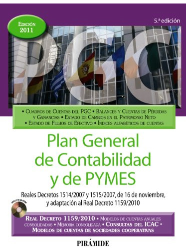 Libro Plan General De Contabilidad Y Pymes2011 De Vvaa Piram