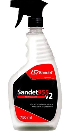 Desengraxante Industrial  Spray Sandet 955 Limpeza Pesada 