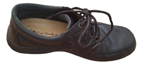 Zapato 42 Acordonado Cuero Vacuno Super Comfort Negro 42 (Usado)