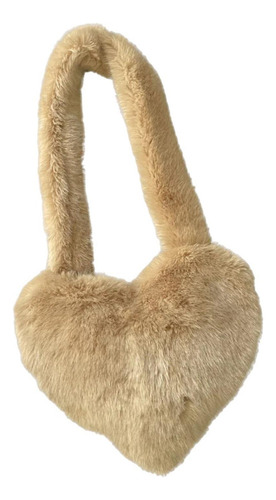 / Bolso De Felpa Para Mujer, Bolso Bandolera Larga Caqui