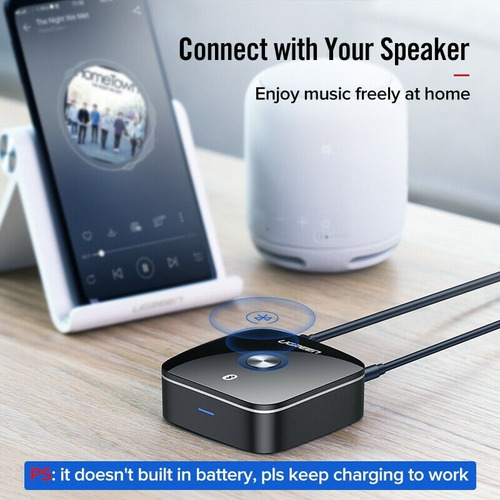 Imagen 3 de 9 de Receptor De Audio Bluetooth V5 Ugreen + Cable 2rca