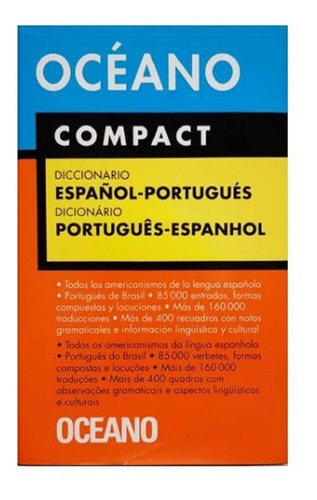 Diccionario Océano Compact Español Portugués Español