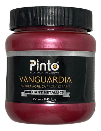 Pintura Acrilica Metalica Pinto 250ml Color Color Magenta 561