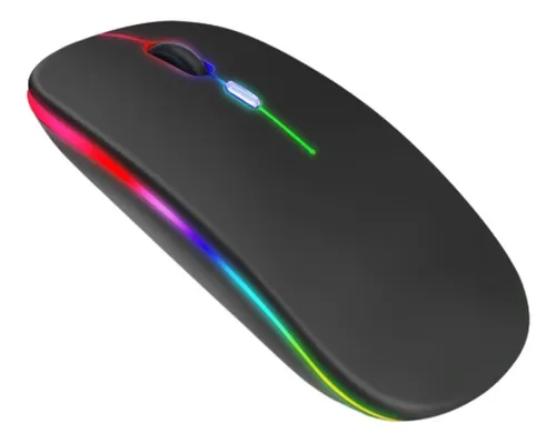comprar Mouse Sem Fio Recarregável Wk Waka Cor preto