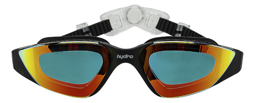 Antiparras De Natacion Hydro Mirror 6.0 Negra Solo Deportes