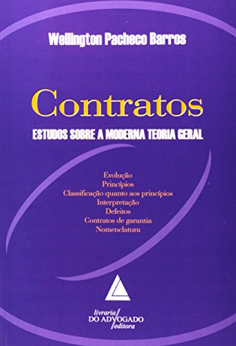 Libro Contratos Estudos Sobre A Moderna Teoria Geral De Barr