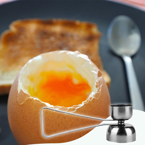 Topper De Huevo Abridor De Huevos De Acero Inoxidable Abrido