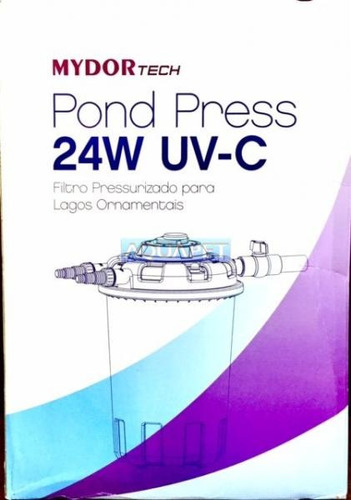 Filtro Pressurizado Mydor Tech Pond Press 8000 Uv 24w 110v