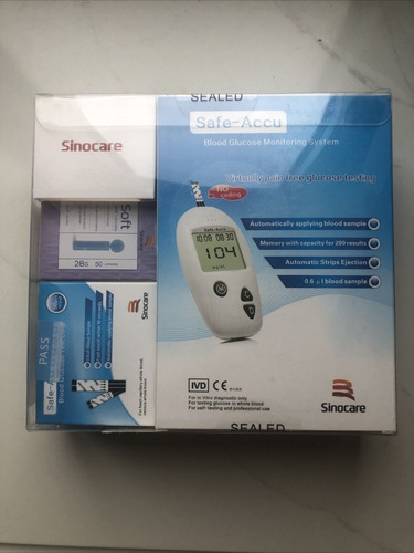 Sinocare Safe Accu Glucosa En Sangre