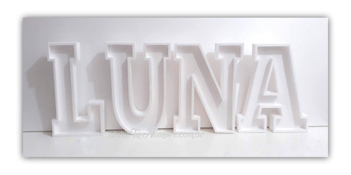 Letras 50 Cm Corpóreas Carteles Polyfan Tu Nombre Polifan