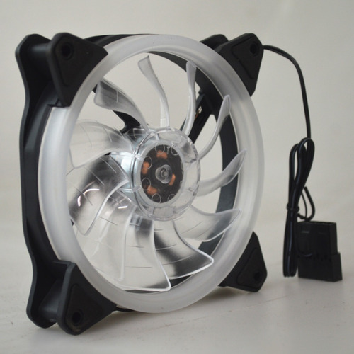 Imagen 6 de 8 de Fan Cooler Level Up Gamer Mining Minero Led Pc Cpu 120mm