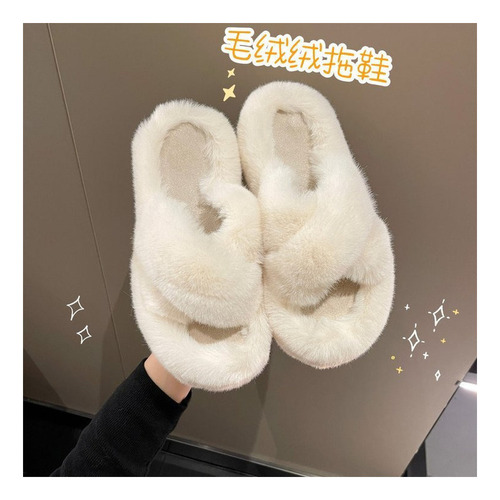 Zapatillas De Casa De Invierno De Algodón Para Mujer