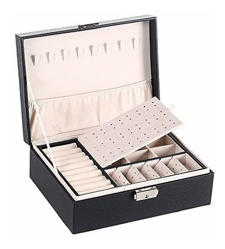 Caja Grande Organizadora De Joyería Para Mujeres