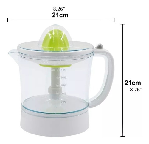 Imagen 3 de 6 de Exprimidor 2 En 1 Limón Y Naranja Eléctrico Extractor Jugo