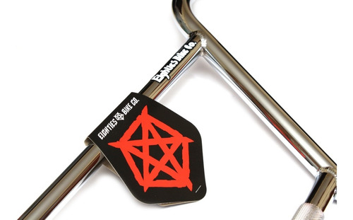 Imagen 9 de 10 de Manubrio Eighties Bmx 4 Piezas ¡full Cromo! 9.25 Cromado