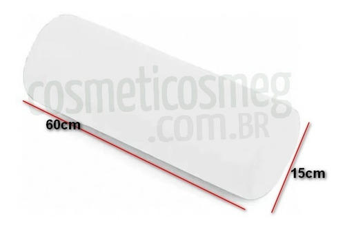 Imagem 2 de 5 de Rolo Posicionamento Massagem - Tam. 60x15cm - Branco Fosco