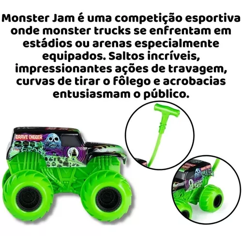 Compre Monster Jam - Mega Grave Digger R/C aqui na Sunny Brinquedos.