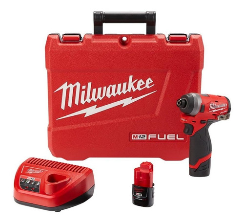 Juego De Llave De Impacto Fuel M12 1/4 Milwaukee 2453-22