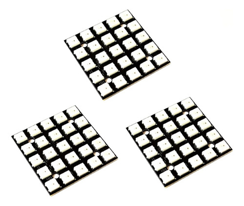 Pack 15 Pcs Matriz Panel 25 Neopixel Leds Rgb Ws2812b 5x5