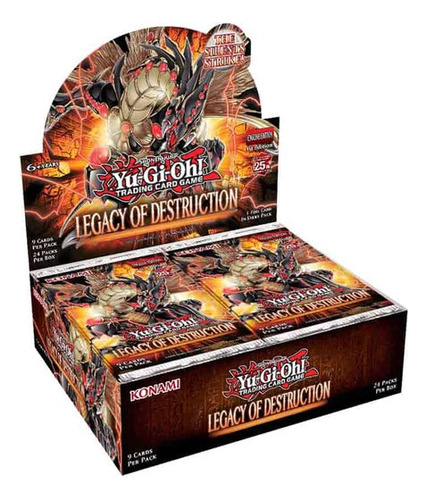 Yugioh Legacy Of Destruction Booster Box+ Carta Promo 