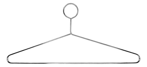 Cabide Antifurto Em Metal Cromado Com 25 Peças