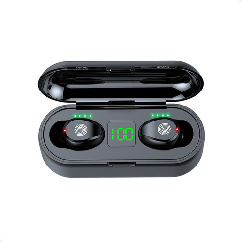 Bluetooth F9 Versión Táctil De Led Auriculares De Estéreo Hd