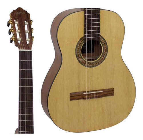 Violão Acustico Giannini Nylon Nw1 Cedro Natural Satin