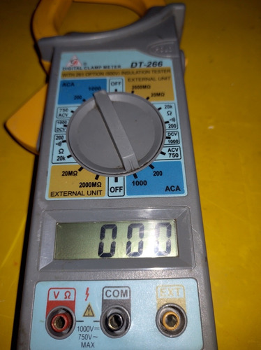 Multímetro Barato Usado Dt-266 Tester Digital Clamp Meter (Usado)