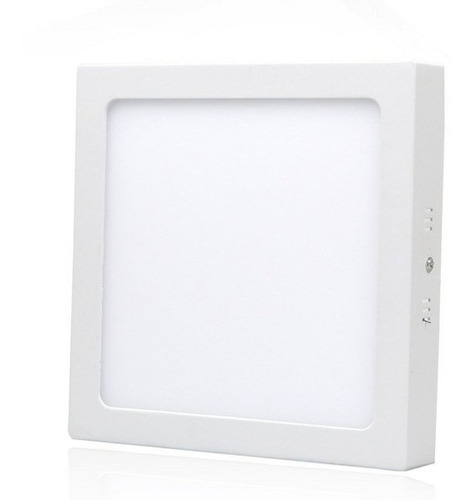 Panel Led Exterior Cuadrado 6w Luz Fria Spot 220v Mayorled Color Blanco