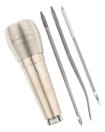 3 Unids / Set Agujas De Cobre Punzón De Coser Herramientas